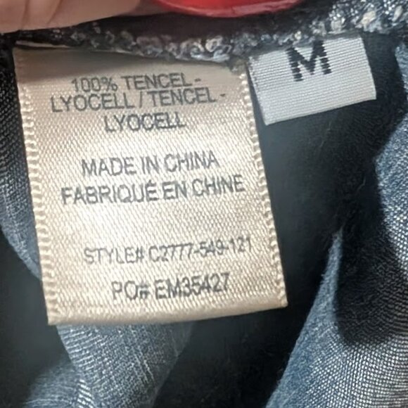 Cloth & Stone | Roll-tab Chambray Shirt - Picture 7 of 9